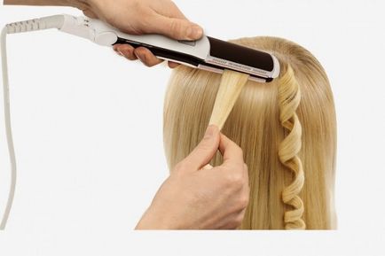 стайлинг на косата utjuzhkom направя оформяне на косата с помощта на дъска