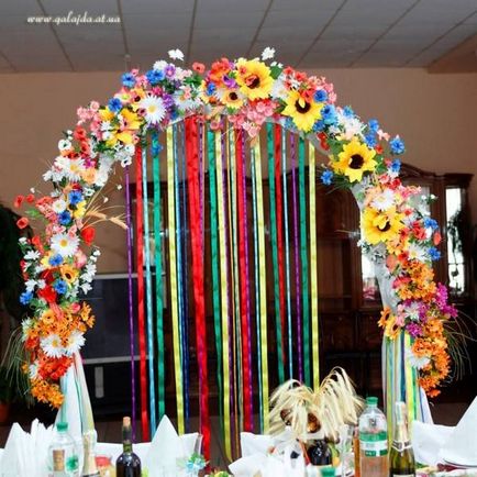 Украсете сватбената арка с техните ръце майсторски клас със снимки и видео