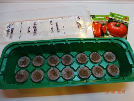 Отглеждане доматен разсад в торф пелети