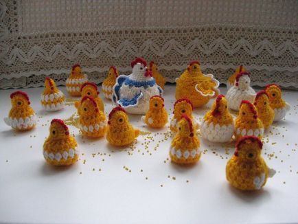 Трикотажни пилета плетене на една кука