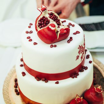Поръчка едностепенна сватбени торти доставка Москва