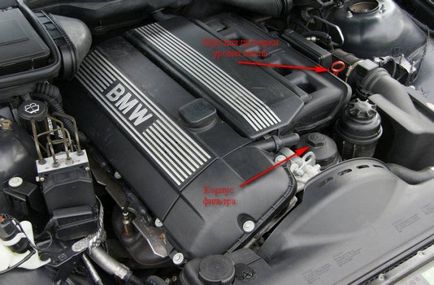 Смяна на маслото на двигателя на BMW E39, кастинг