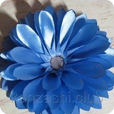 Kanzashi далии майсторски клас