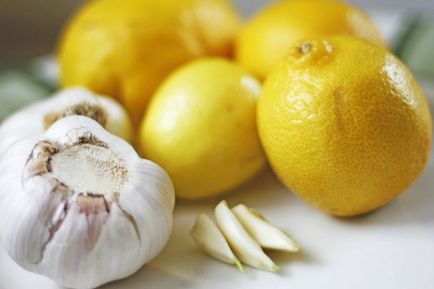 чесън и лимон лечение