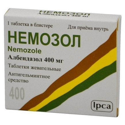 Nemozol аскариоза режим и коментари