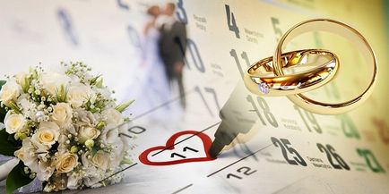 Благоприятни дати сватбени