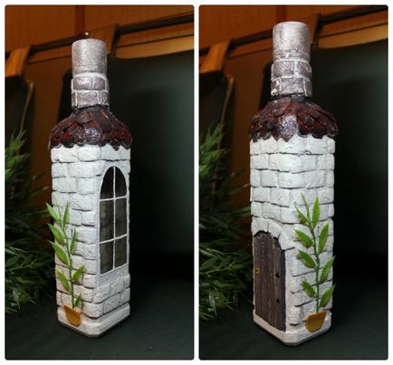 Дизайнът на бутилката с ръцете си