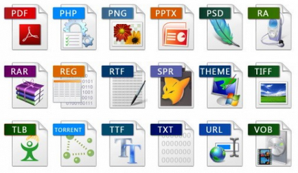 Как да промените разширението за всички файлове