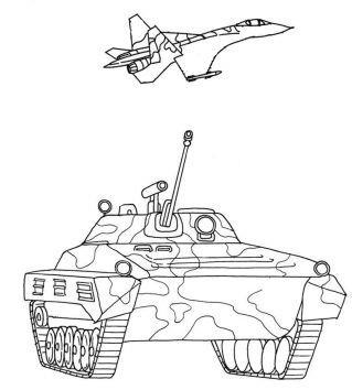Как да нарисувате военни превозни средства