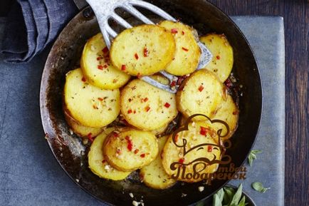 Пържени картофи с нищо