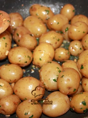 Пържени картофи с нищо