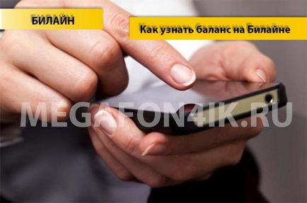 Как да се намери баланс за Beeline Как да се намери баланс за Beeline