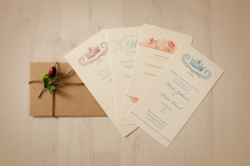 Попълване на поканата за сватбата