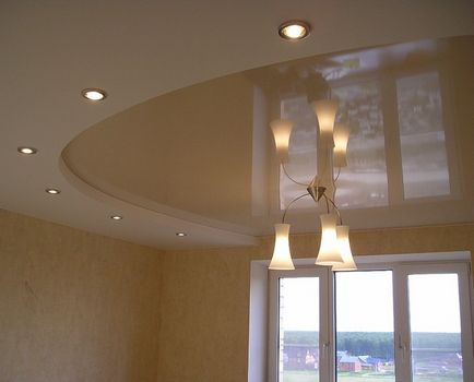 Окачен таван с осветление