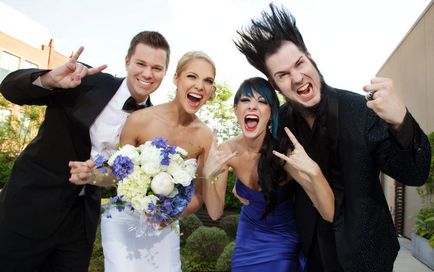 Сватба в стил рок