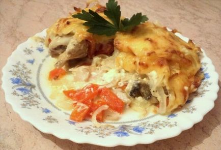 5 начина вкусни печени в Полак на фурната (Аляска Полок цвекло лук) 5 начина да вкусна печена морска треска във фурната