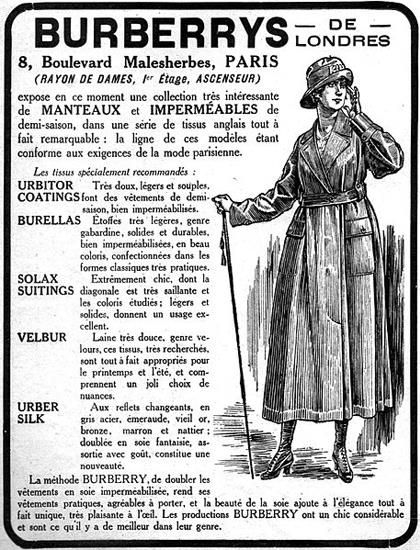 Burberry, модната енциклопедия (мода) Burberry, мода енциклопедия на