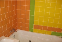 ремонт на бюджета в банята в евтин стая, евтини ръцете си, възможности за снимка от поставените