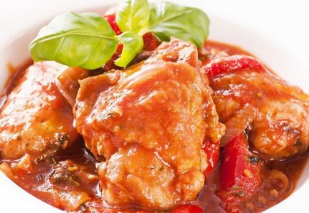 Chakhokhbili Пиле - Пилешки рецепти chakhokhbili - как да се