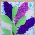 Aster цвете от гофрирана хартия