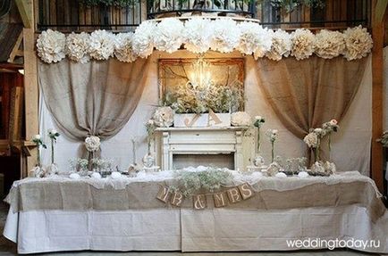 Декорите и дизайна на сватба в стил рустик