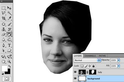 Photoshop за начинаещи маска слой, уроци (в долната част на панела Слоеве) Photoshop за начинаещи маската, уроци