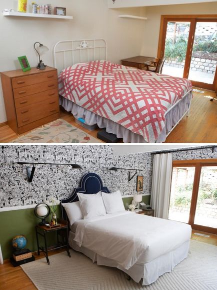 Интериор на частна къща, преди и след - 40 стаи Фото