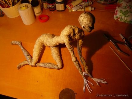 Производство на куклата на трупа със собствените си ръце