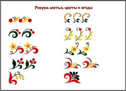 Как да се направи Khokhloma рисуване моливи, бои етапи (ястия) Как да се направи Khokhloma рисуване моливи, бои етапи