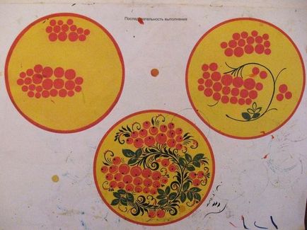 Как да се направи Khokhloma рисуване моливи, бои етапи (равенство) Как да се направи Khokhloma рисуване моливи, бои етапи