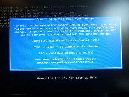 Как да забраните UEFI (изберете да забраните зареждането) Как да забраните на UEFI