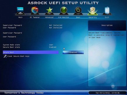 Как да забраните UEFI (деактивиране) Как да забраните на UEFI
