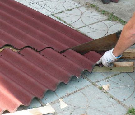 Как да се покрие покрива с ръце Ондулин десен технология