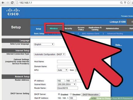 Как да смените паролата на Fi рутер стъпка по стъпка ръководство, Wi