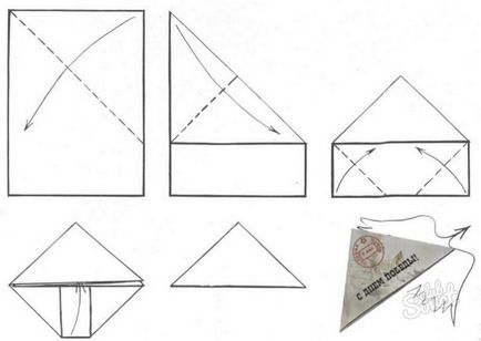 Как да си направим един триъгълник от хартия