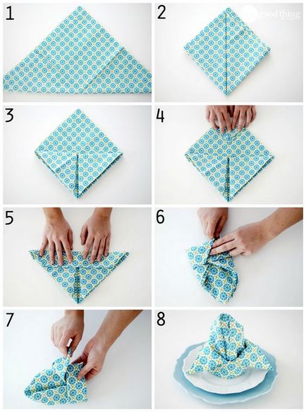 Как да сгънем кърпа първоначално 10 начини за инструкции снимка