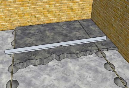 Как да се съгласуват бетонния под, изграждане на портал
