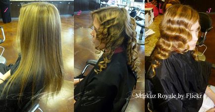 Майстор на снимки за коса преди и след къси, дълги и средни косата