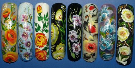 Китайска живопис нокти за начинаещи у дома 54 снимки