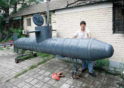 Китайско производство мини подводници
