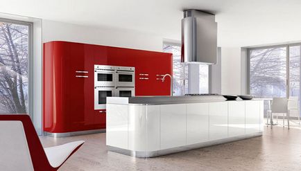 Червена кухня 50 снимка красива кухня дизайн в червено