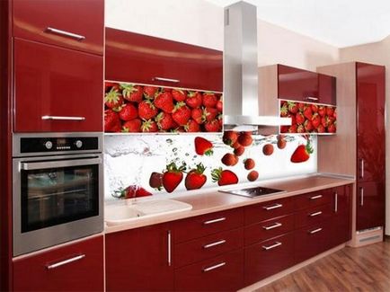 Червена кухня 50 снимка красива кухня дизайн в червено