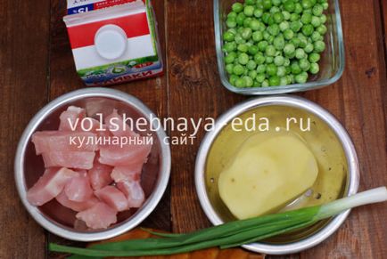Пилешки кнедли (картофени грах) пилешки кнедли