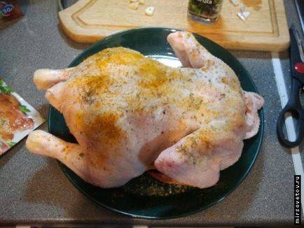 Пиле във фурната, рецептата със снимка