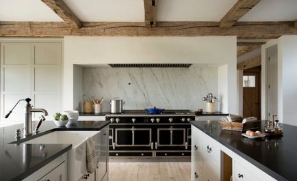 Кухнята в дома на страната - дизайн (59 снимки) с ръцете си, трапезария интериор, ръчен, фотографски и
