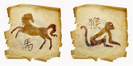 Един кон и маймуна в любовта съвместимост в китайския хороскоп