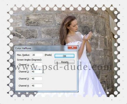 Един слой маска в Photoshop (Eraser Tool Eraser) Маска в Photoshop