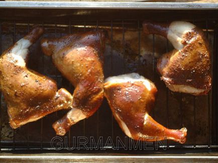 Горещи пушени пилешки бутчета, когато извършени от мъже