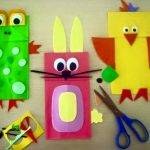 Изделия от цветни работилници хартия за деца