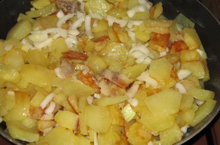 Рецепта пържени картофи Кубан стъпка по стъпка със снимки